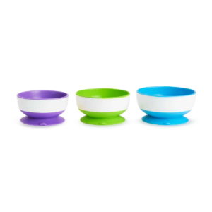 3 STAY- PUT SUCTION BOWLS