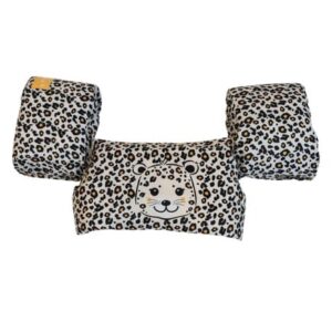 Swim Essentials: Μπρατσάκια με έξτρα θωρακική ενίσχυση για παιδιά ηλικίας 2-6 ετών – "Beige Leopard"